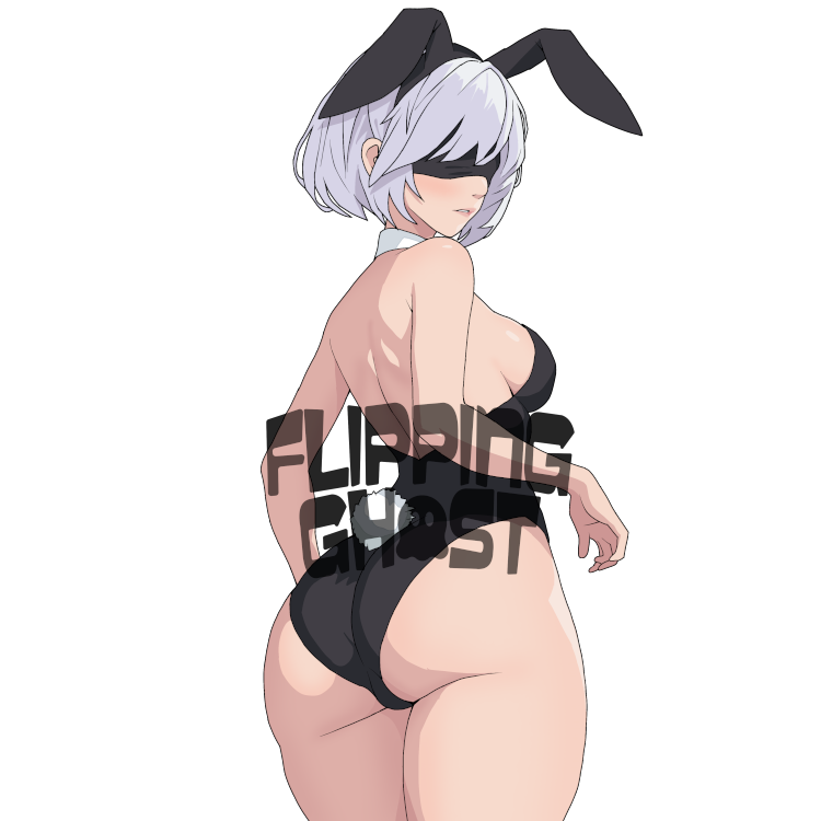 2B Bunny Booty Sticker