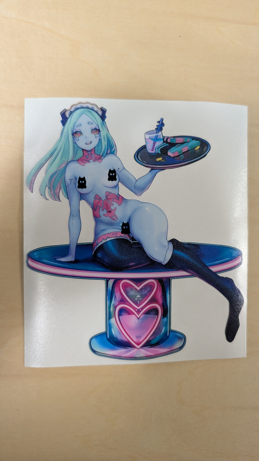 Maid Becca Sticker