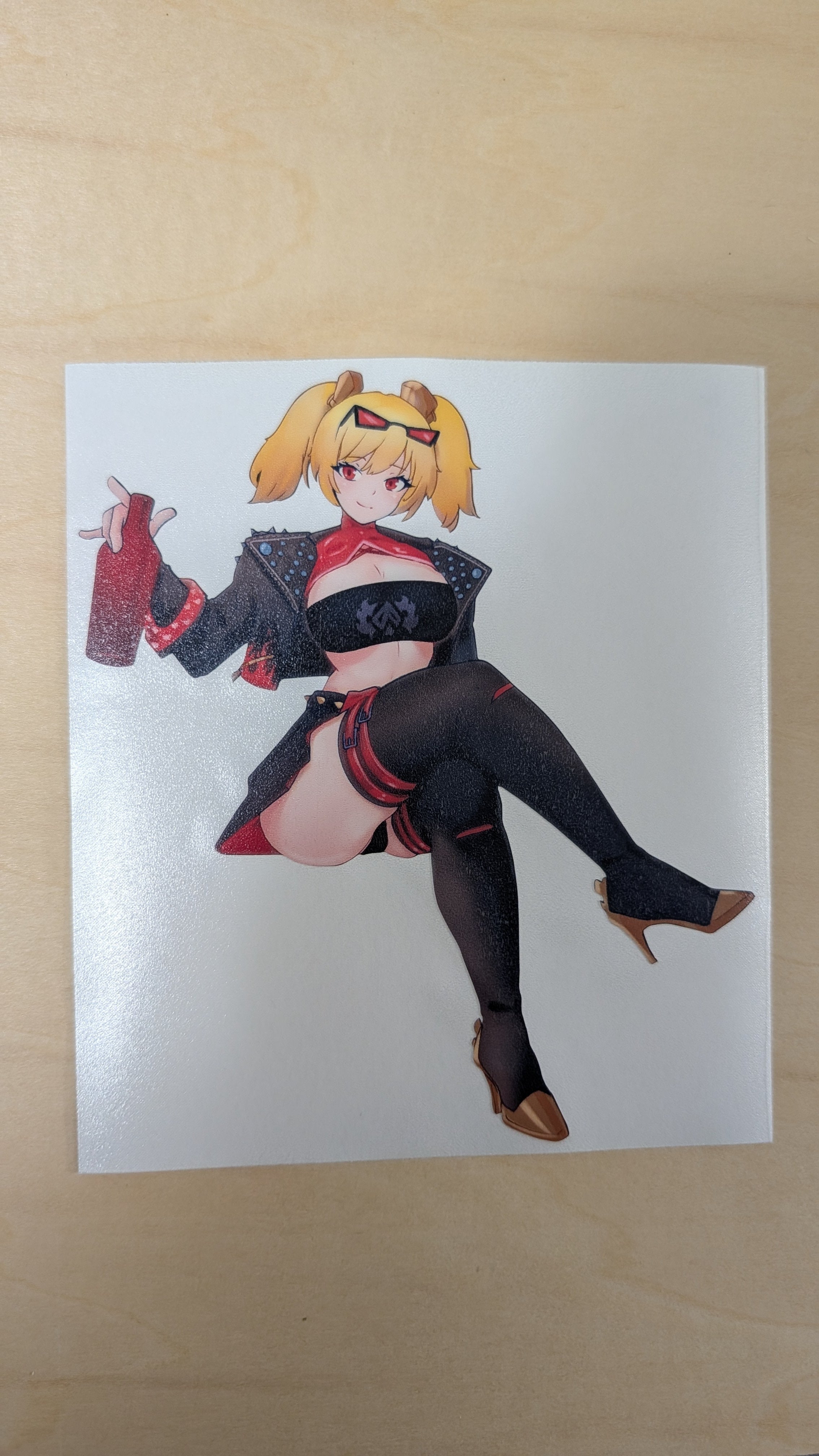 Burnice - Sitting Sticker