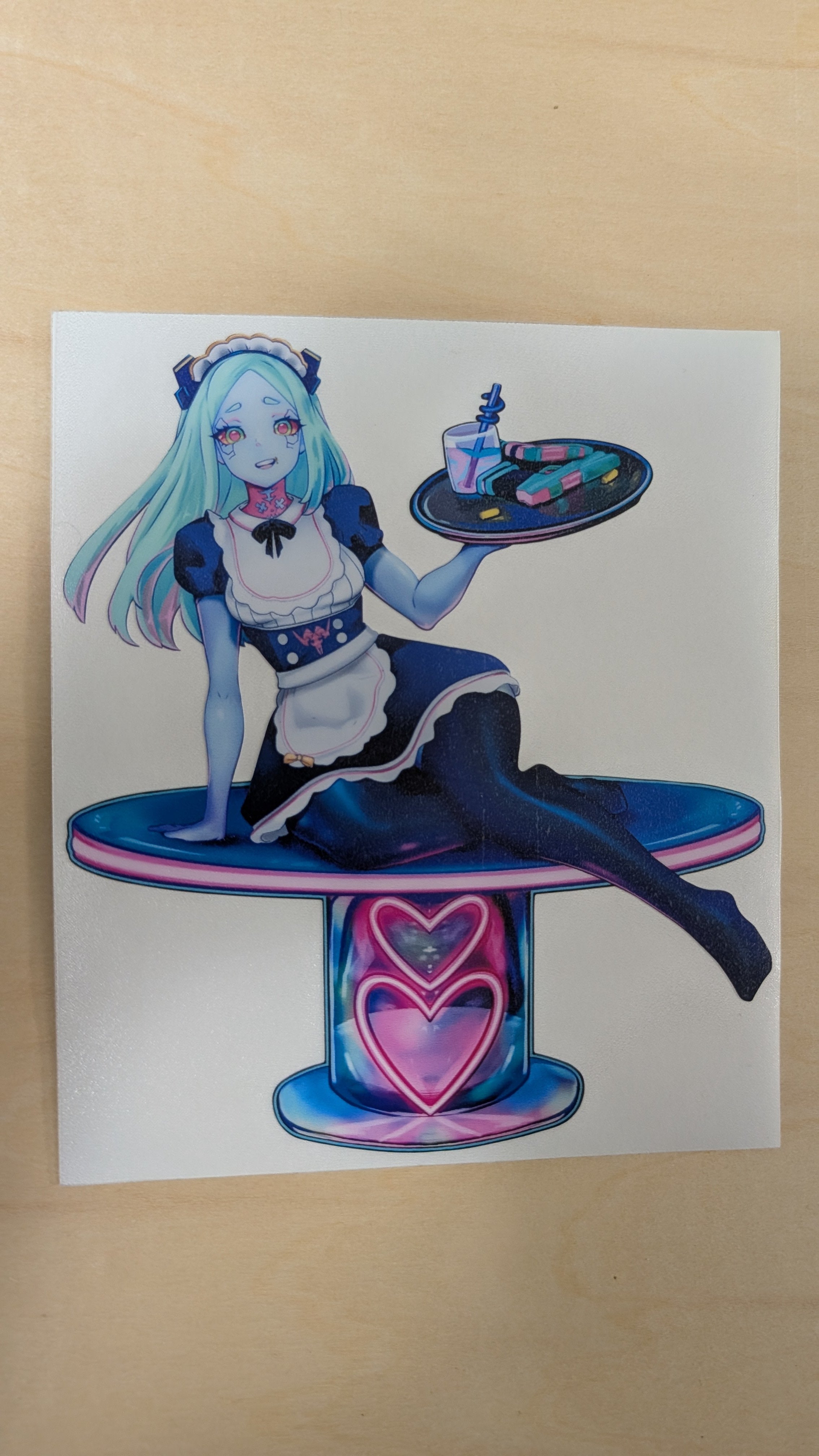 Maid Becca Sticker
