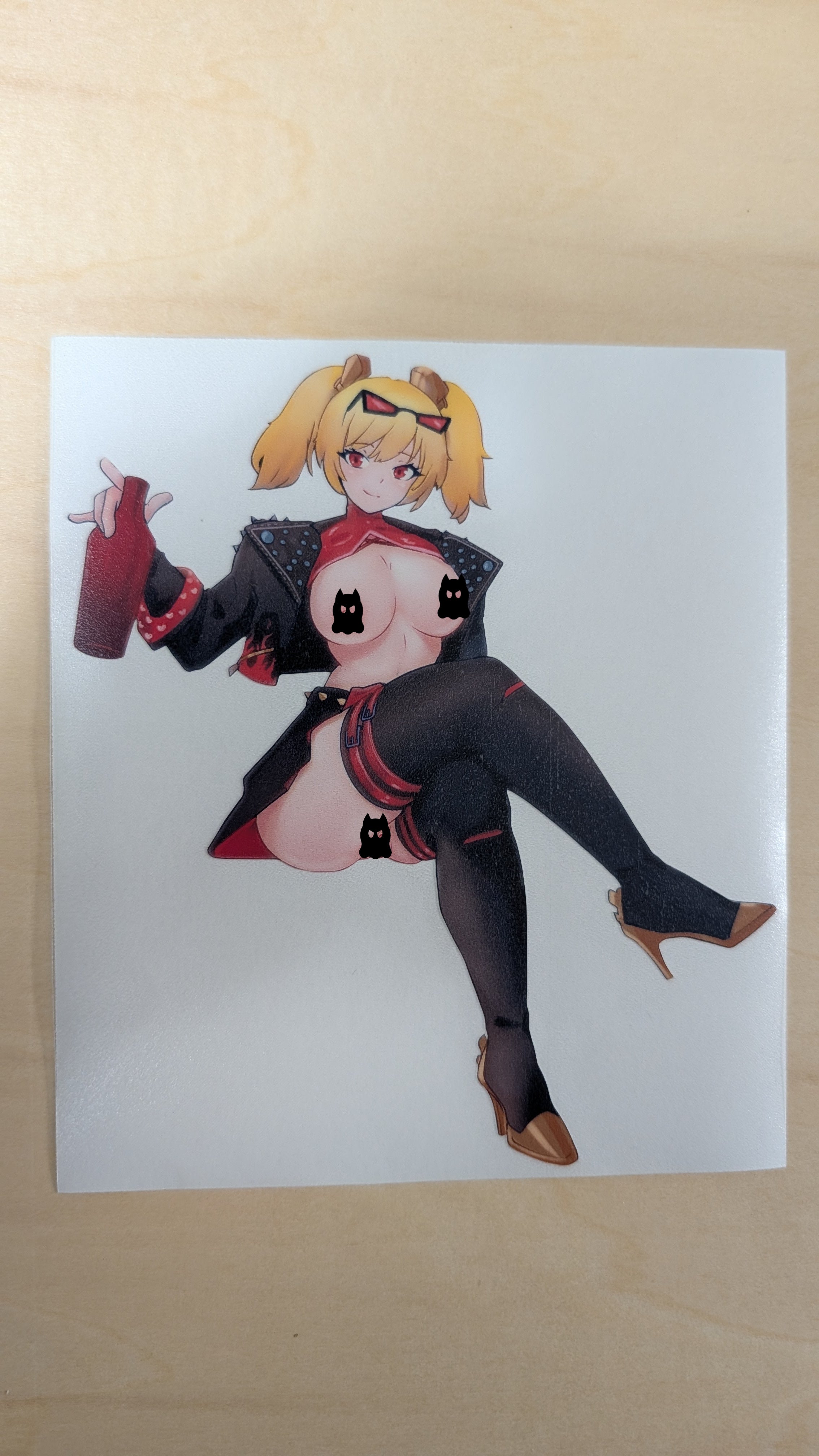 Burnice - Sitting Sticker